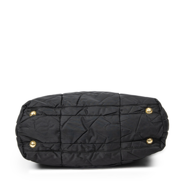 Prada Naplak-Trimmed Tessuto Bomber Tote - Picture 2 of 8